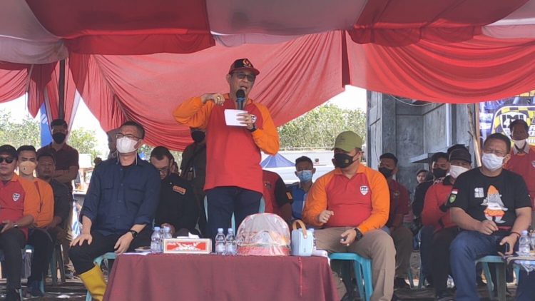 Bupati Ir. H. Heri Amalindo MM, Membuka Kejurnas Offroad Seri I di Sirkuit Mako Brimob PALI