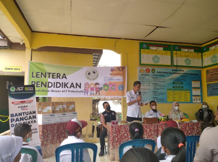 Grand Opening Rumah Pintar Gratis Besutan ACT di Kelurahan Sungai Medang Prabumulih