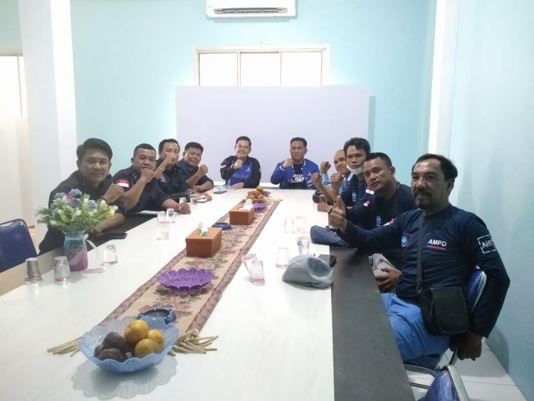 Ketua DPC Demokrat Menerima Kedatangan Tim AMPD Kota Prabumulih