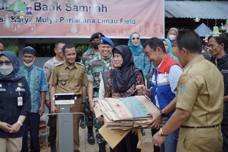 SKK Migas-Pertamina EP Limau Field Resmikan Program Bank Sampah dan MAS PEPI di Karya Mulya Prabumulih