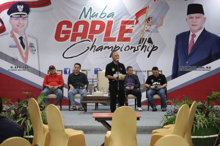 Pesta Rakyat, Turnamen Gaple di Rumdin Bupati Muba Boyong Penjual NasGor Hingga Sate