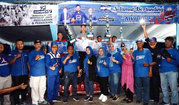 Turnamen Voli AHY Cup Ditutup Hari ini,  Deni Victoria Apresiasi Semua Peserta yang Berhasil Menjadi Juara