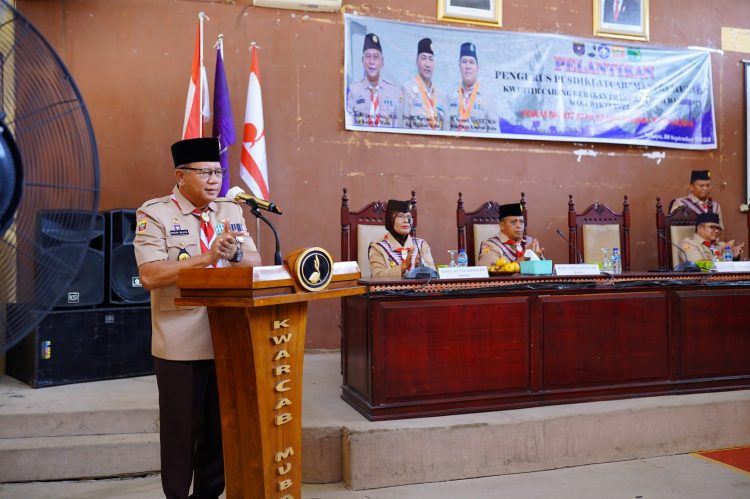 Pj Sekda Muba Lantik Ketua dan Pengurus Pusdiklatcab Mantri Melayu