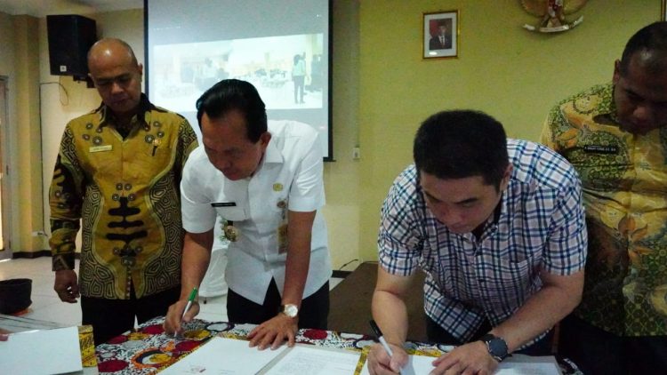 Kunker ke Cimahi, Walikota Prabumulih Tandatangani Kesepakatan Bersama dengan PT Sansan Saudaratex Jaya
