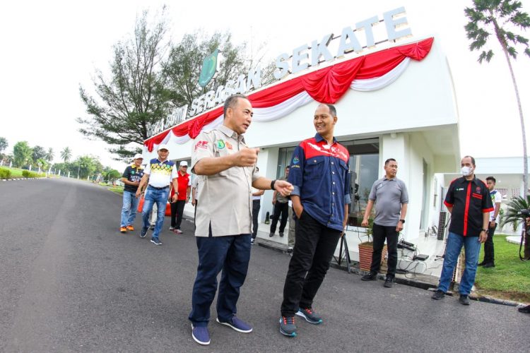 Dandim 0401/Muba Dampingi Pj Bupati Lepas Peserta Adventure Offroad Mini Seri III