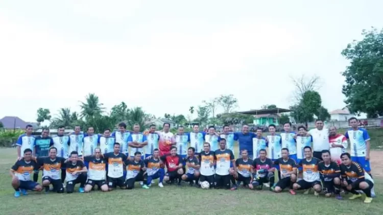 Walikota Prabumulih dan FC Persipra All Star Menyambangi FC Persetapo Palembang