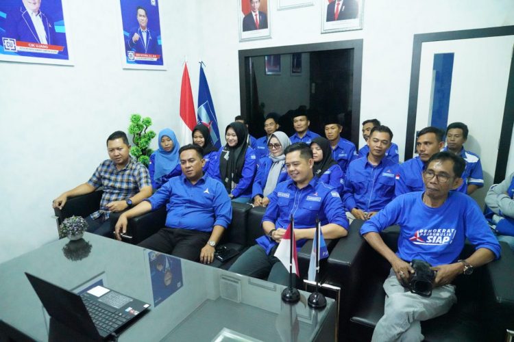 Demokrat Prabumulih Nobar Pidato Politik Ketum AHY