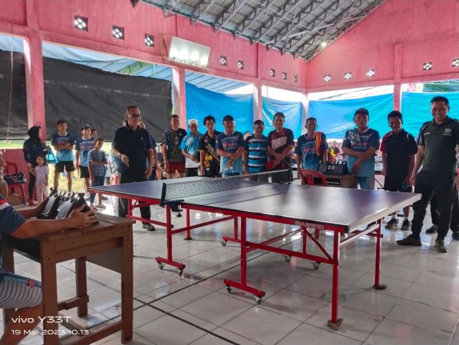 Kejuaraan Tenis Meja Permata Cup Gelumbang Berlangsung Seru