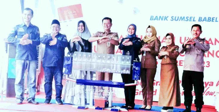 Wakil Walikota Andriansyah Fikri Hari ini Menghadiri Penarikan Undian Tabungan Pesirah Bank Sumsel Babel