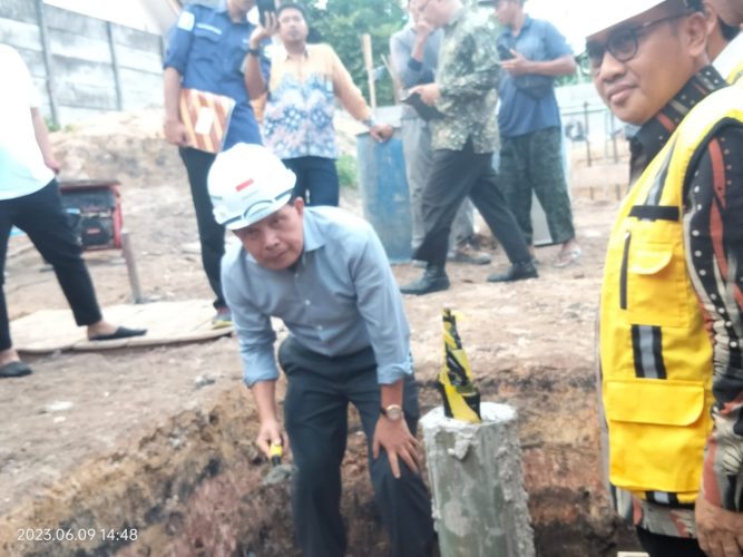 Walikota Lakukan Peletakkan Batu Pertama Pembangunan Booster PDAM Muara Sungai