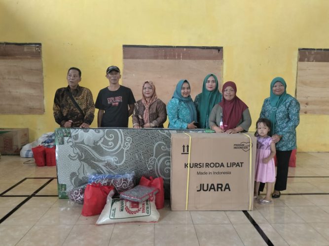 Sentra Abiyoso Cimahi Salurkan Bantuan Kepada Penyandang Disabilitas Kabupaten PALI
