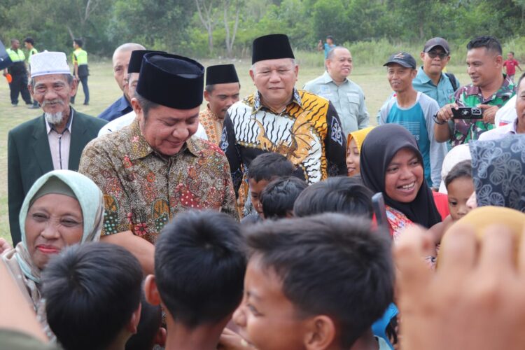 Gubernur Sumsel dan Pj Bupati Muba Silaturahmi Bareng dengan Masyarakat Kec Tungkal Jaya