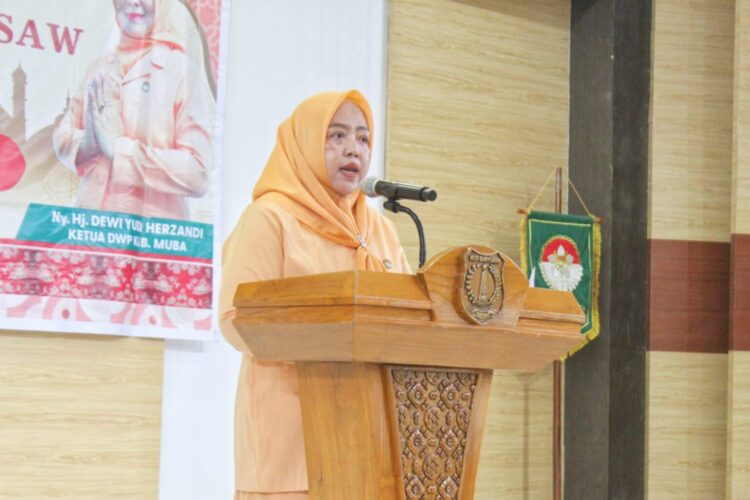 Sambut Peringatan Maulid Nabi Muhammad SAW, DWP Muba Gelar Tausiah