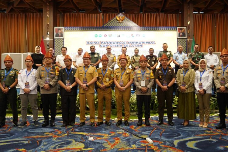 Pj Walikota Prabumulih Hadiri Rapat Koordinasi Sinergitas Forkopimda Sumsel di Palembang