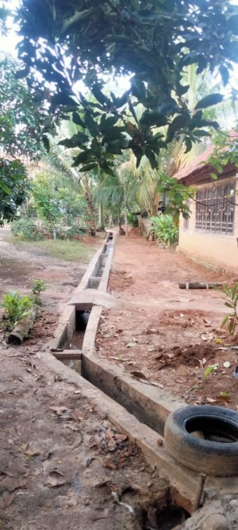 Pembangunan Parit di Desa Tanjung Bunut Mendapat Apresiasi Warga