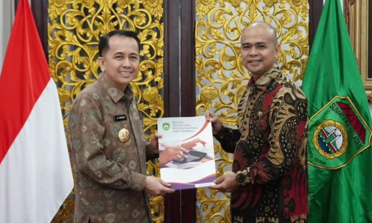 Pj Sekda Mewakili Pj Wako Terima Bangub dari Pemprov Sumsel