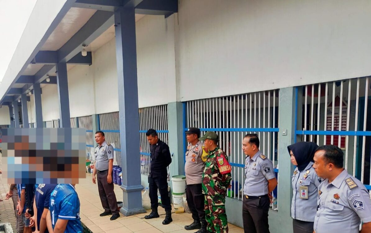 Lapas Muara Enim Gelar Razia dan Tes Urine, Perkuat Deteksi Dini Gangguan Kamtib