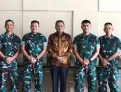 Danyon Zipur 2/SG, Melakukan Audiensi dengan Pemerintah Kota Prabumulih