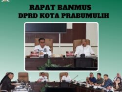 Gelar Rapat Banmus, DPRD Prabumulih Bahas 3 Agenda Penting