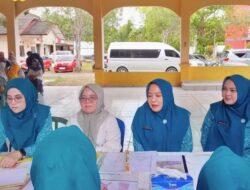 Ketua PKK Hadiri Penilaian Lomba Inspeksi Visual Asam Asetat (IVA Test) di Tiga Lokasi Berbeda