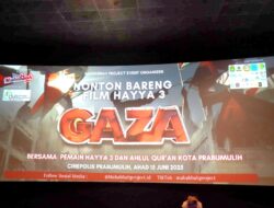 Beri Dukungan Untuk Masyarakat Palestina dengan PUTIHKAN BIOSKO PRABUMULIH