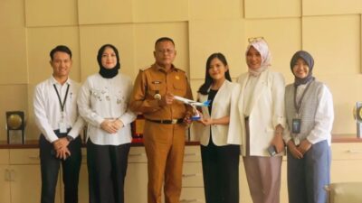 Wali Kota Prabumulih Menerima Kunjungan GM Garuda Indonesia Palembang