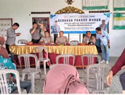 Gerakan Pangan Murah Polres Prabumulih Disambut Antusias Warga Karang Raja
