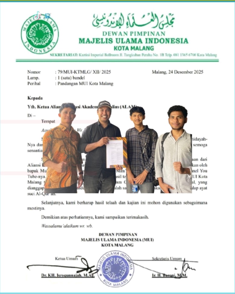 ALAM: Sikap MUI Kota Malang Cerminkan Tanggung Jawab Ulama Menjaga Ayat Suci