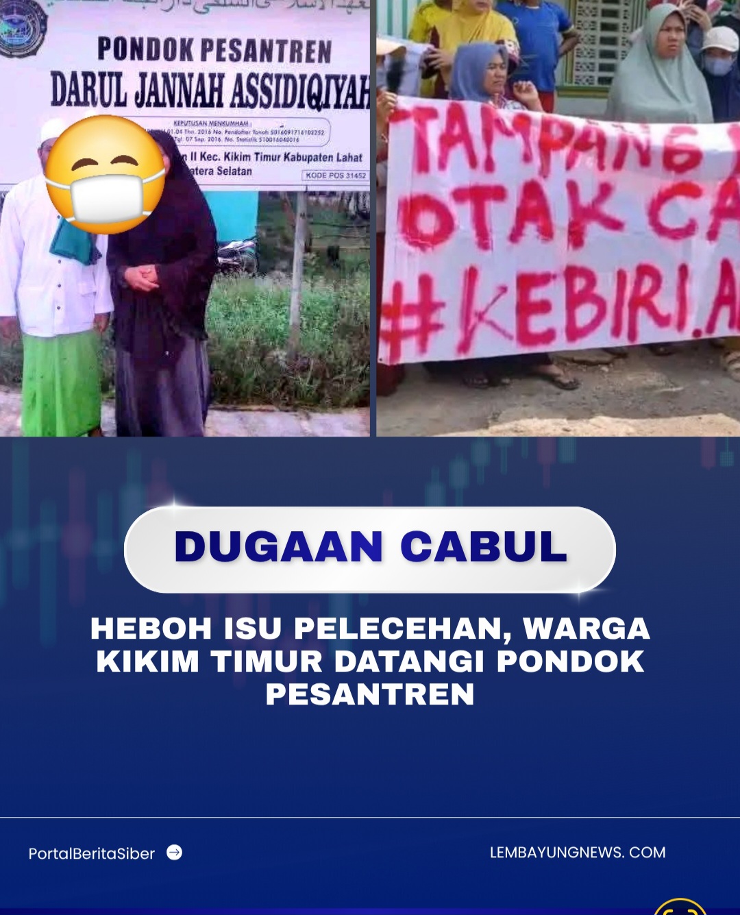 Dugaan Pelecehan di Ponpes Lahat, Warga Turun Tangan Minta Penjelasan