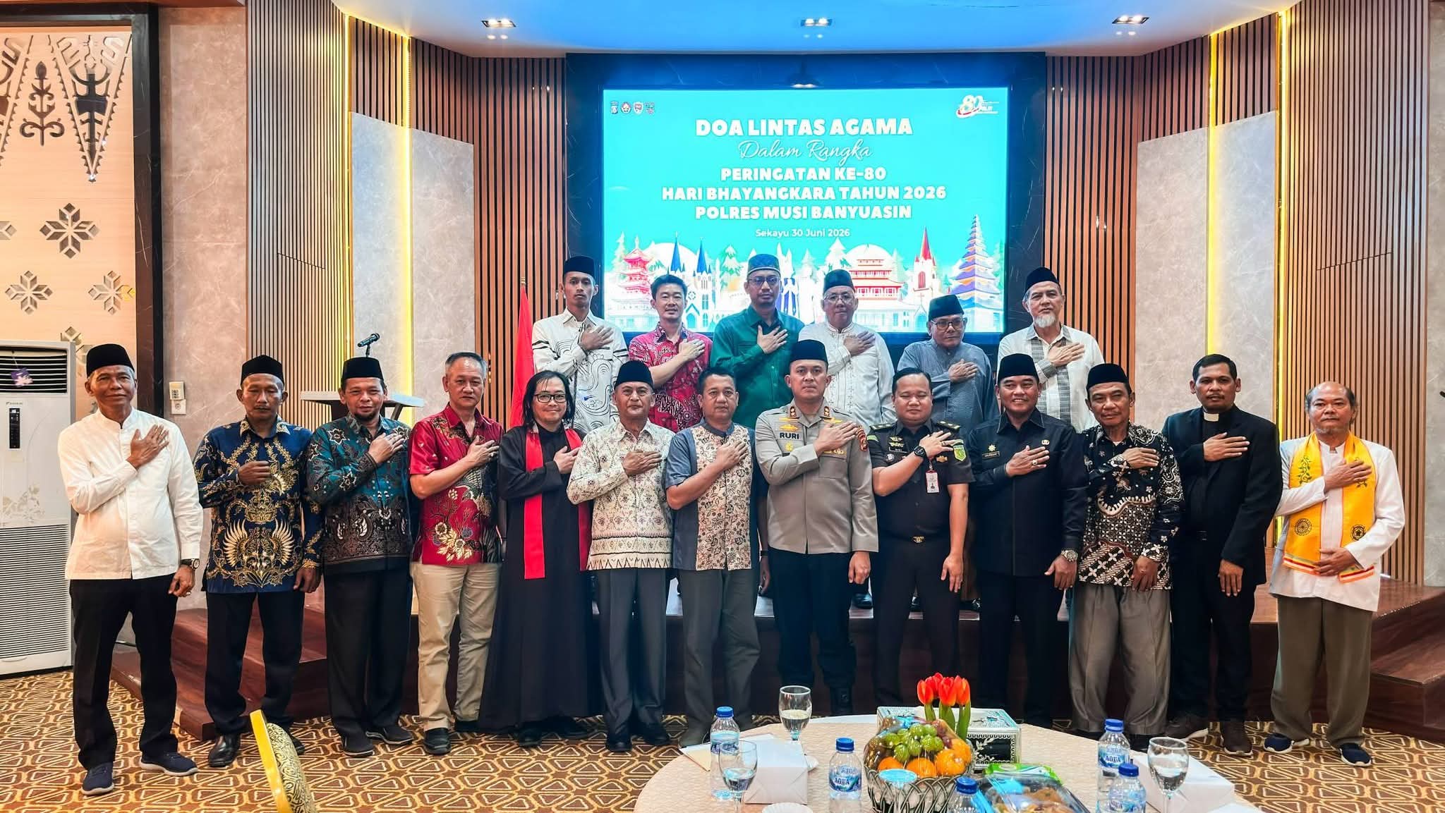 Pemkab Muba Apresiasi Polres Gelar Doa Lintas Agama, Perkuat Keamanan Daerah