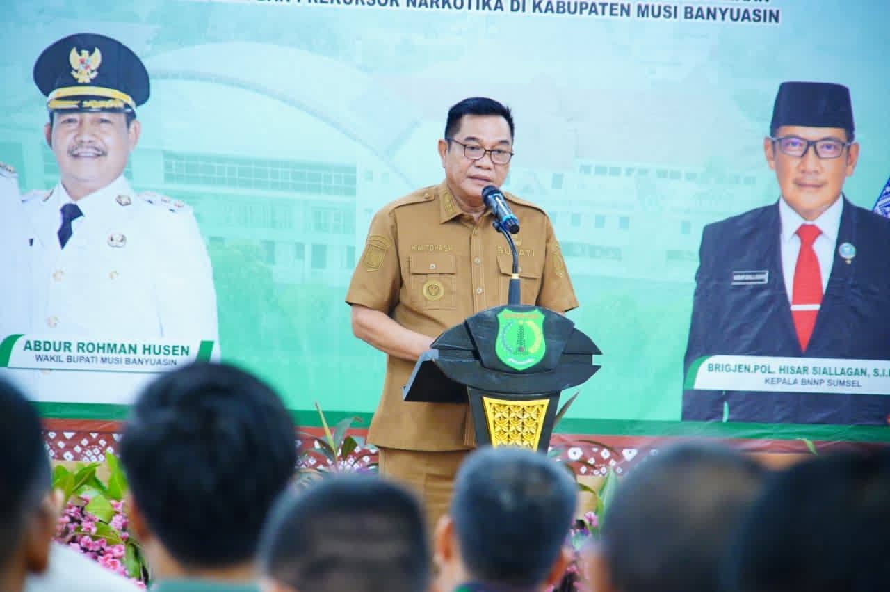 H M Toha Tohet SH – Kyai Abdur Rohman Husen Perkuat Benteng Antinarkoba di Muba