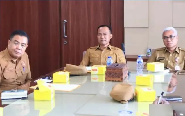 Sekda H. Elman Wakili Wali Kota Arlan Ikuti Rakor Nasional Bahas Inflasi dan Data Pembangunan
