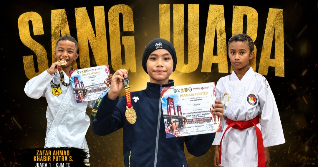 Karateka Dojo Prabujaya Karate Club Prabumulih Sabet Tiga Medali di Piala KONI Palembang, Farabi Tambah Emas di Lampung