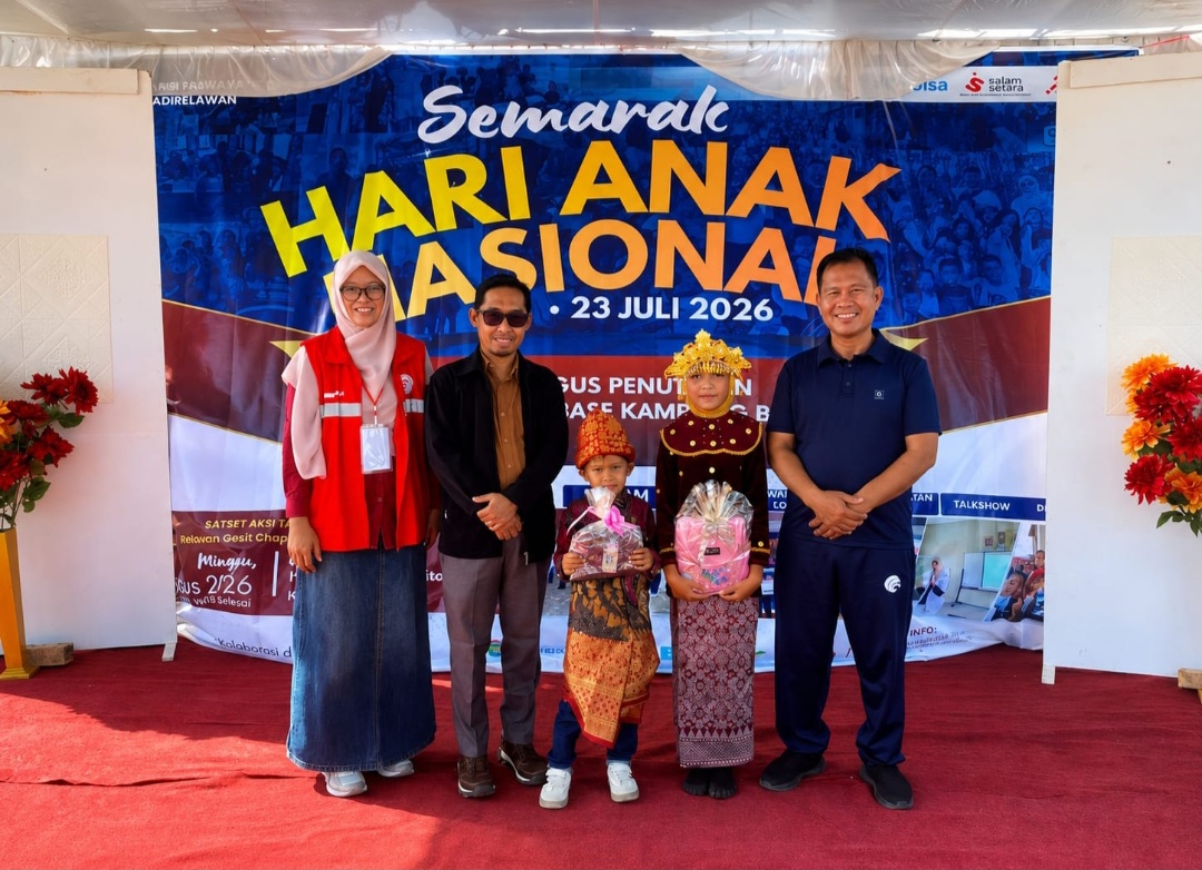 Peringati Hari Anak Nasional, RS AR Bunda Prabumulih dan Kitabisa Gelar Bakti Sosial di Perumahan Perkim