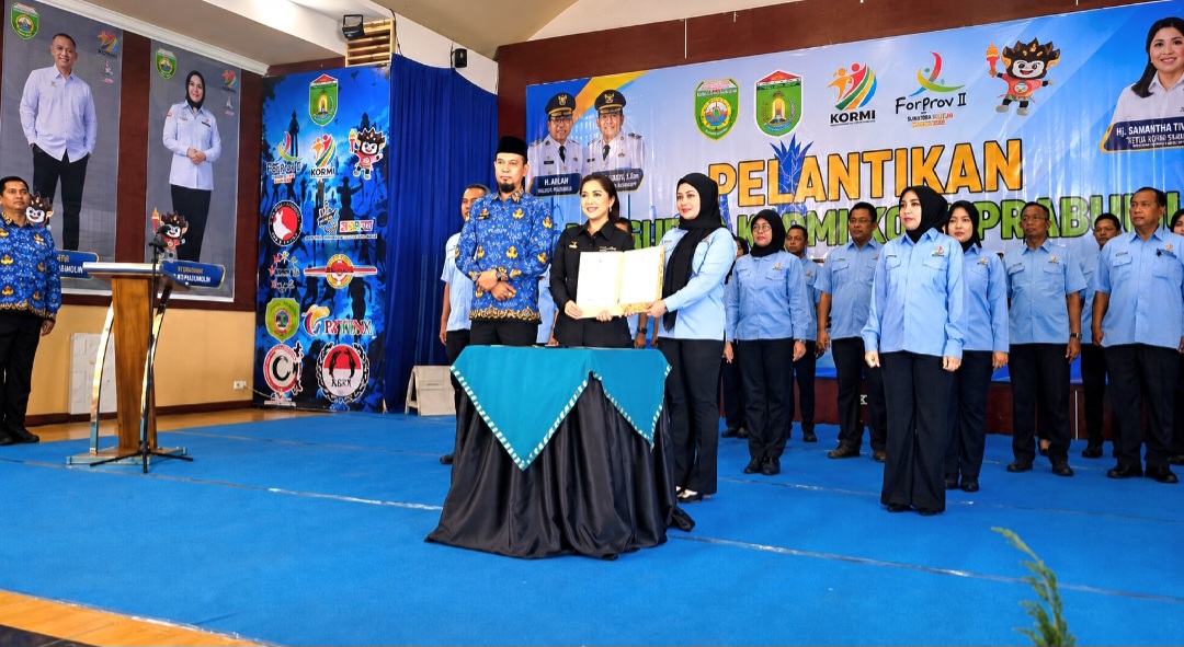 Resmi Dilantik, Puspita Sugiartie Nahkodai KORMI Prabumulih Periode 2026–2030