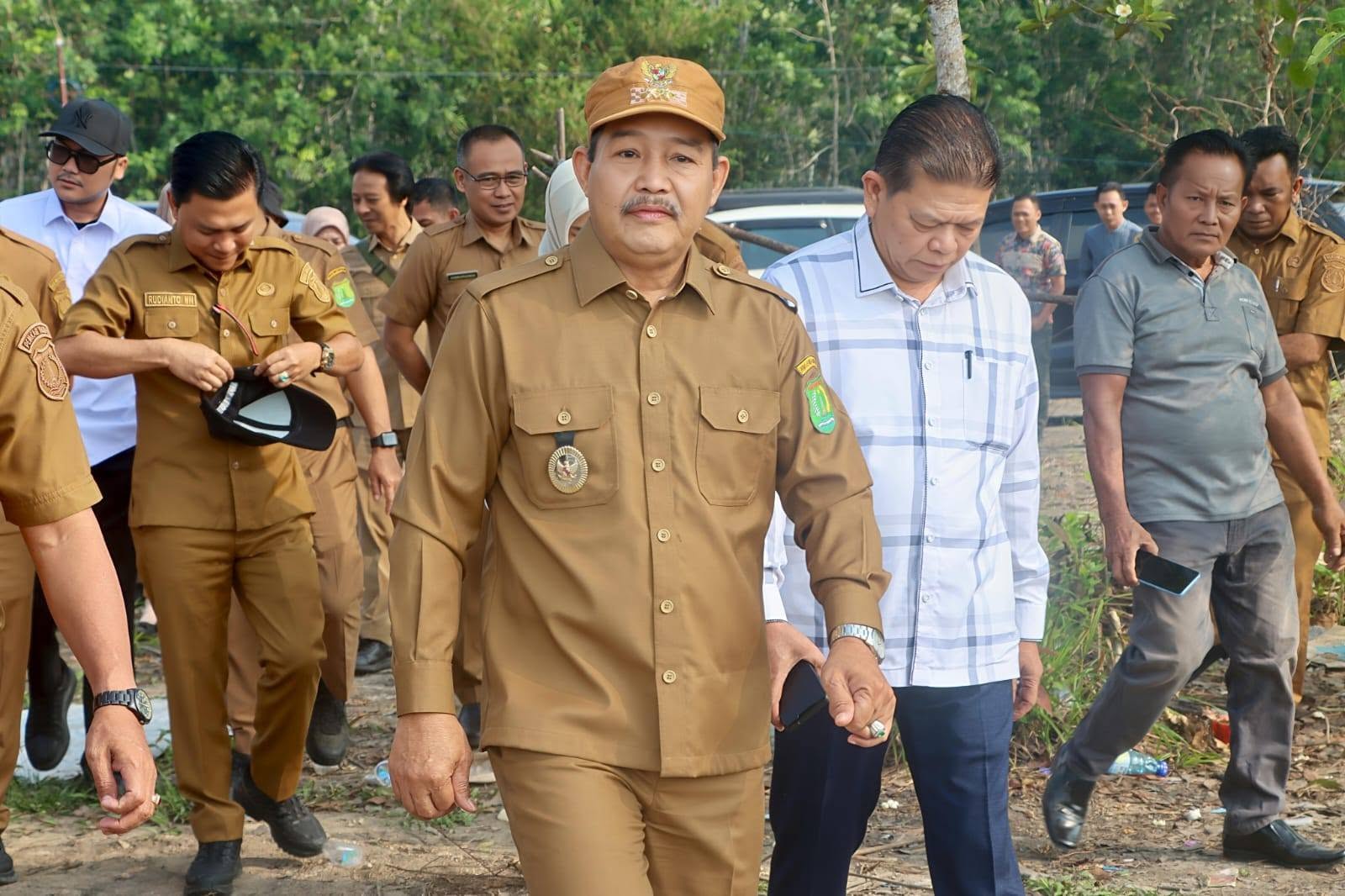 Wabup Abdur Rohman Bersama DPRD Sumsel Tinjau Lokasi Pembangunan Sekolah Rakyat di Muba