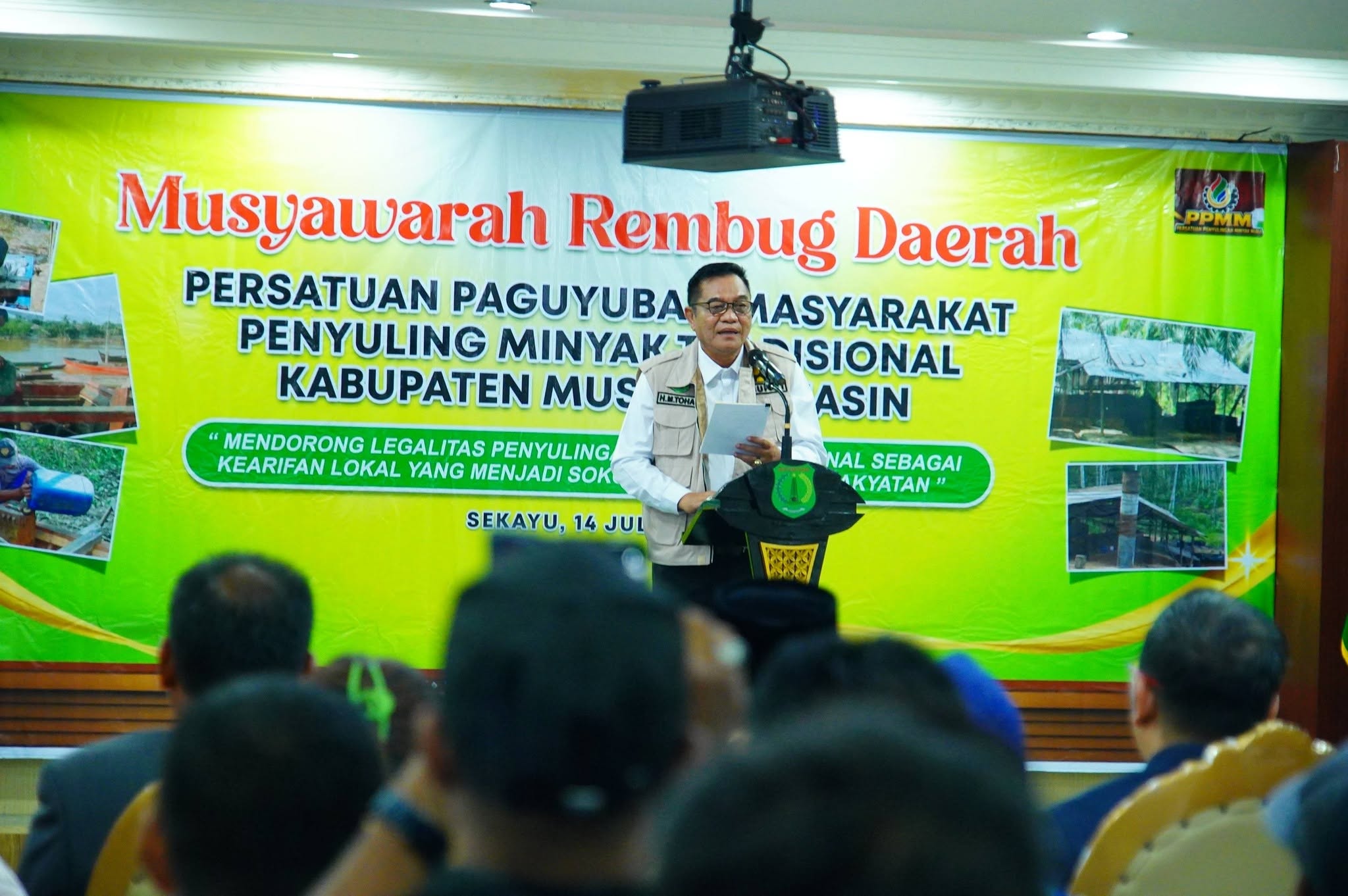 Bupati Muba Hadiri Musyawarah/Rembug Daerah Persatuan Paguyuban Masyarakat Penyuling Minyak
