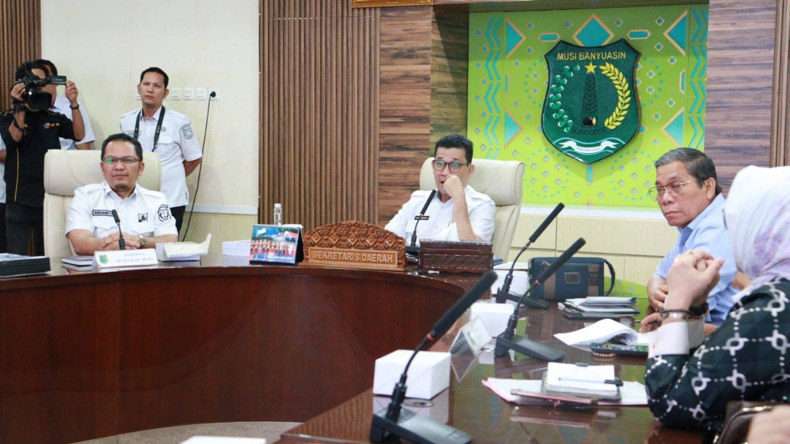 Tindak Lanjut Instruksi Bupati, Pemkab Muba Gelar Rakor Pengamanan Aset