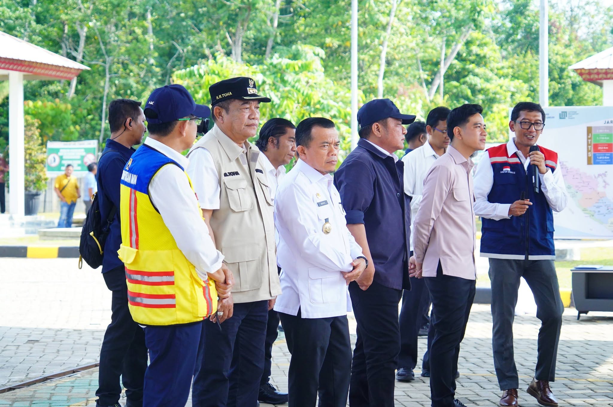 WAPRES TINJAU PROYEK TOL BETUNG–JAMBI Konektivitas Dua Provinsi Ditargetkan Pangkas Waktu Tempuh hingga 3 Jam