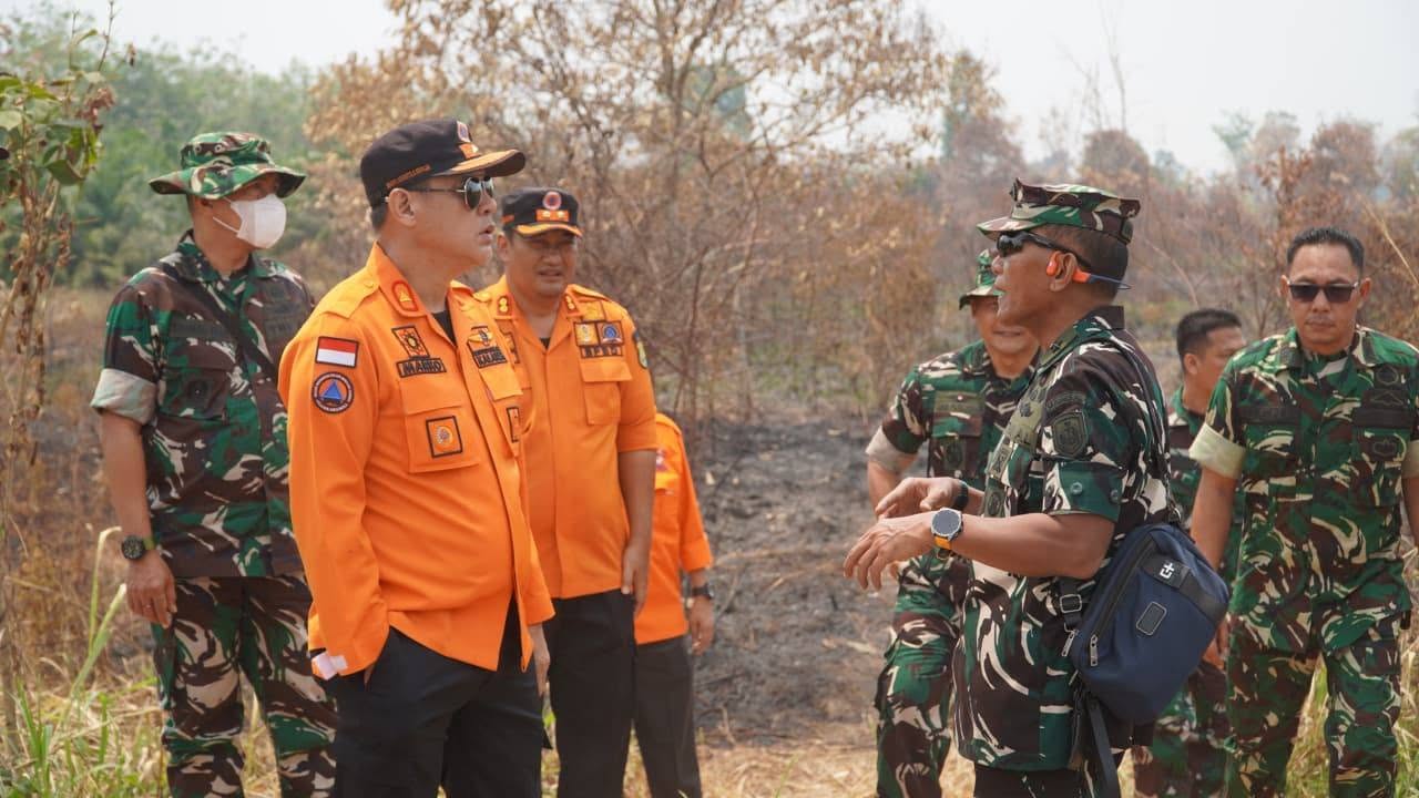 Mabes TNI dan Pemkab Muba Perkuat Koordinasi Tangani Karhutla