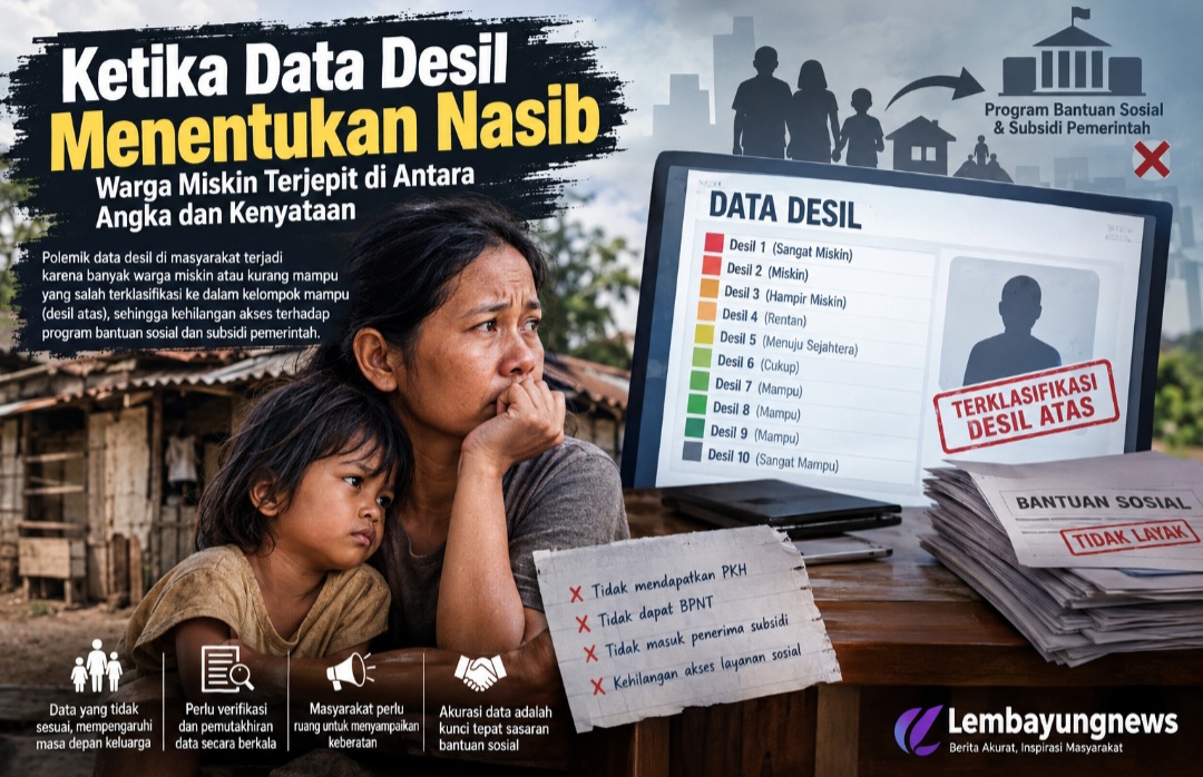 Ketika Data Desil Menentukan Nasib: Warga Miskin Terjepit di Antara Angka dan Kenyataan