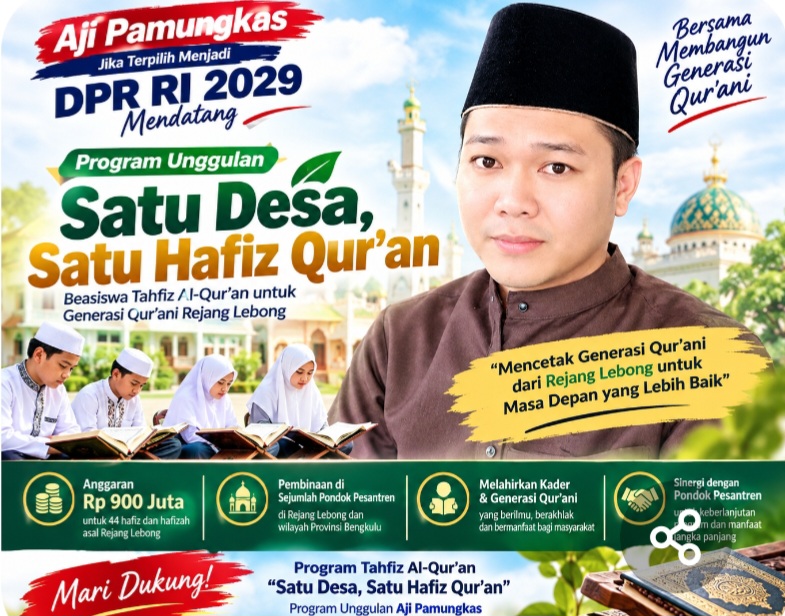 Satu Desa, Satu Hafiz Qur’an, Program Unggulan Aji Pamungkas untuk Generasi Qur’ani Rejang Lebong